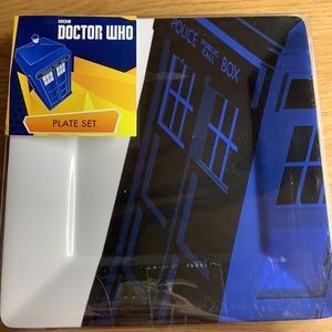 DOCTOR WHO plates. Set of 4